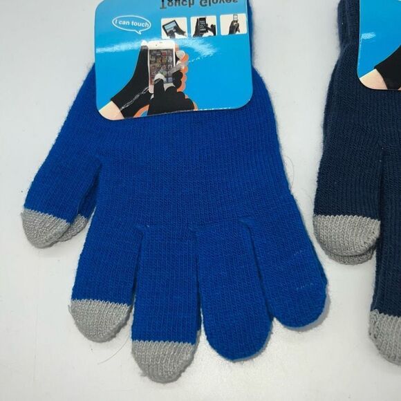 Set of Two Touch Sensitive Knit Gloves - Picture 4 of 10